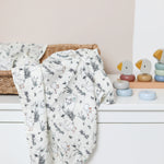 Organic Muslin Swaddle Blanket - Goose & the Ladybird