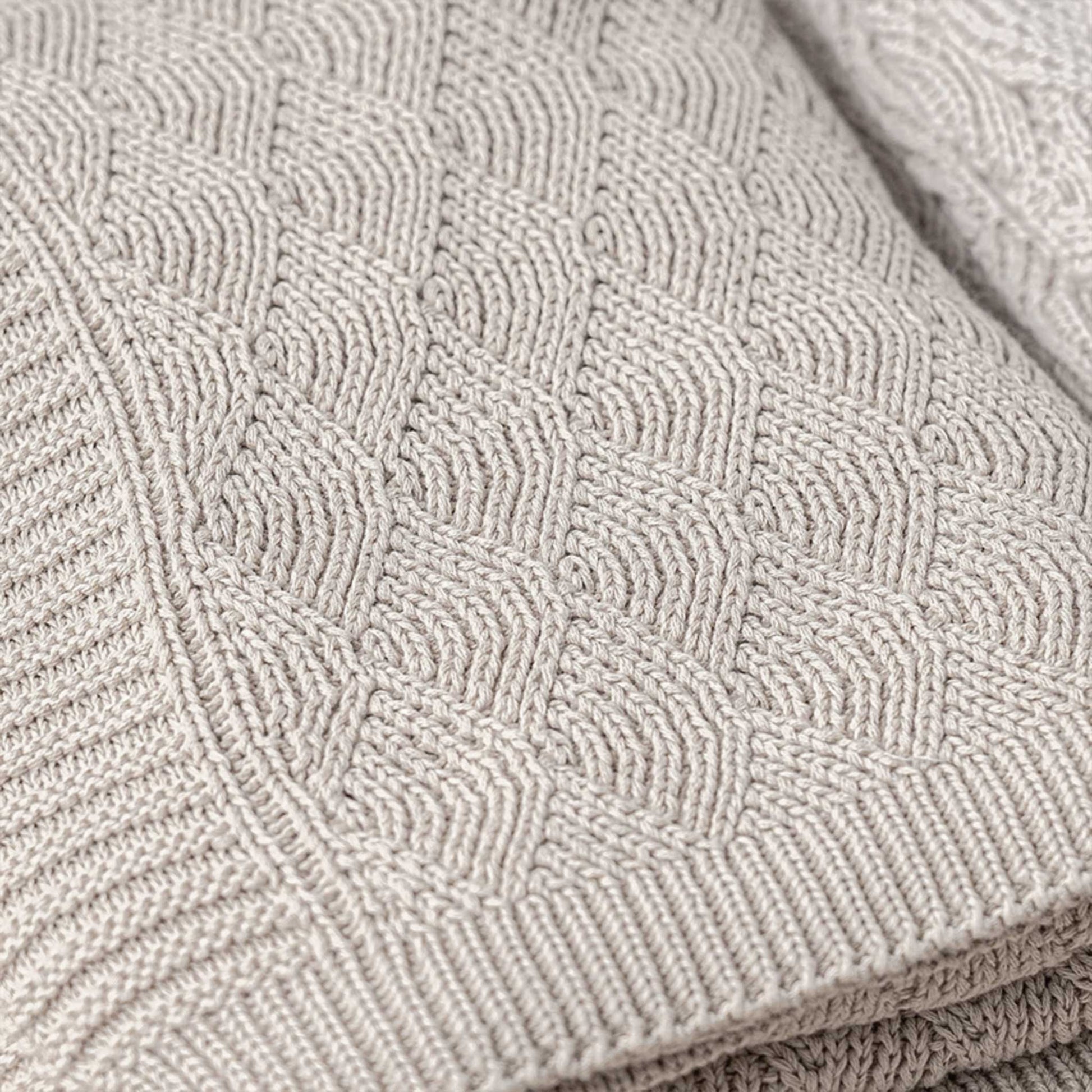 Knitted Deco Blanket - Oat