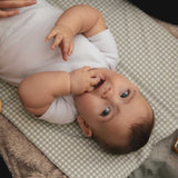 Foldable Travel Changing Mat - Sage Green Gingham