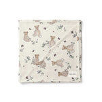 Muslin Swaddle Blanket - Vintage Bear