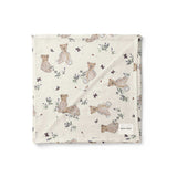 Muslin Swaddle Blanket - Vintage Bear