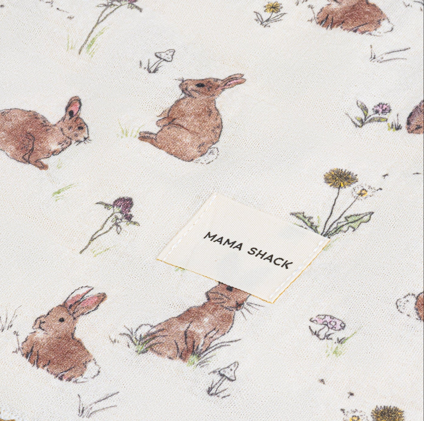 Muslin Swaddle Blanket - Bunnies