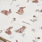 Muslin Swaddle Blanket - Bunnies