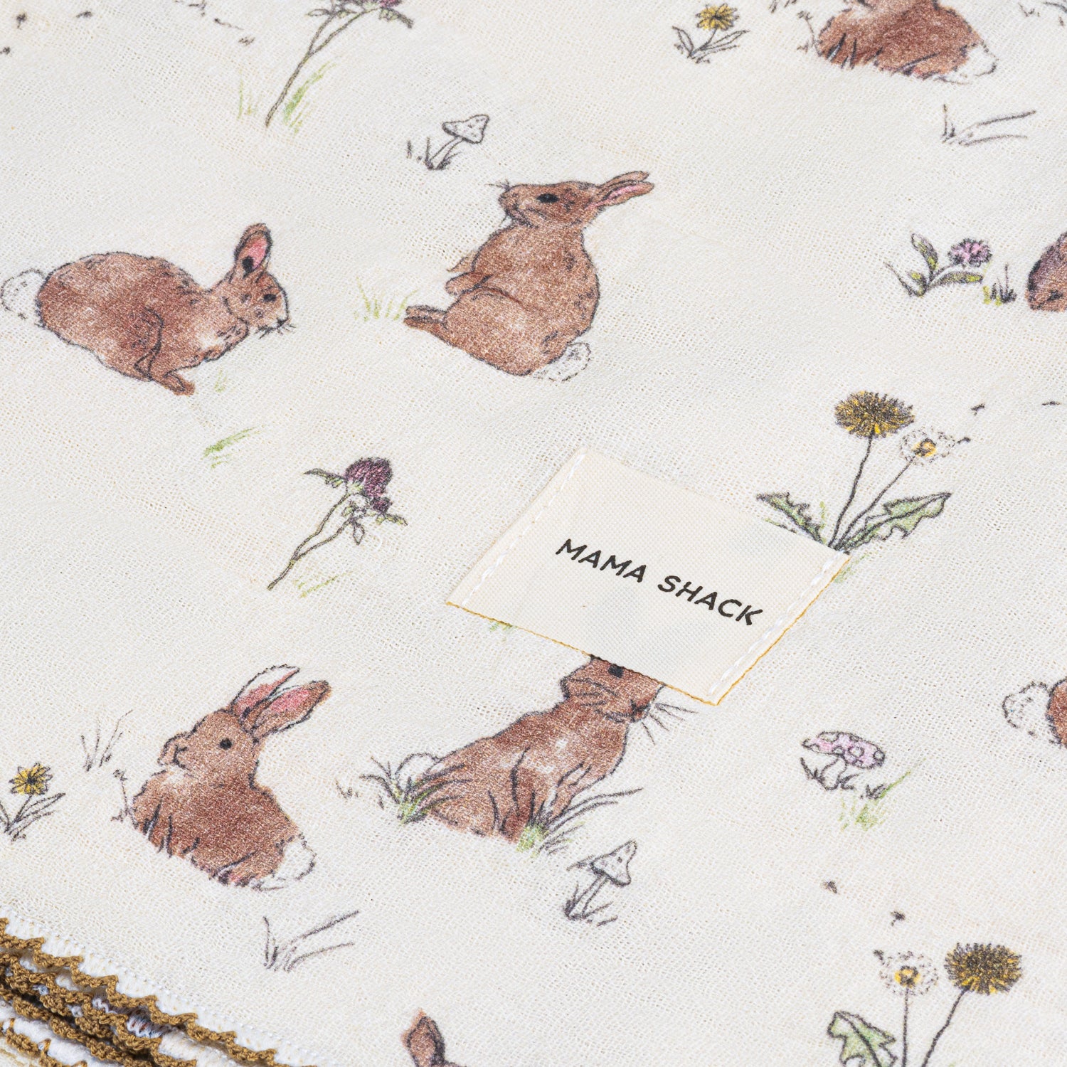Muslin Swaddle Blanket - Bunnies