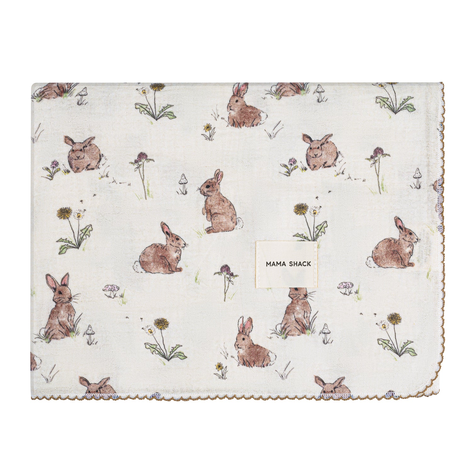 Muslin Swaddle Blanket - Bunnies