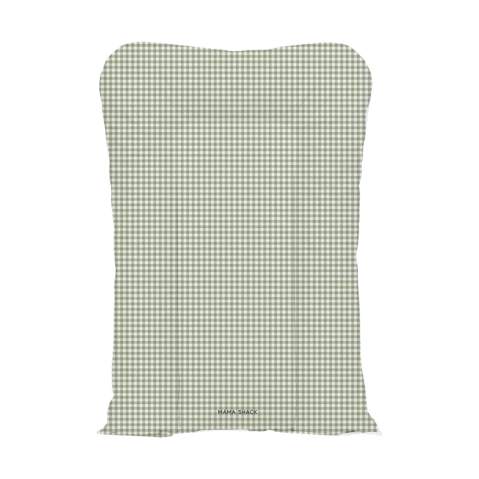 Nest Changing Mat - Sage Green Gingham