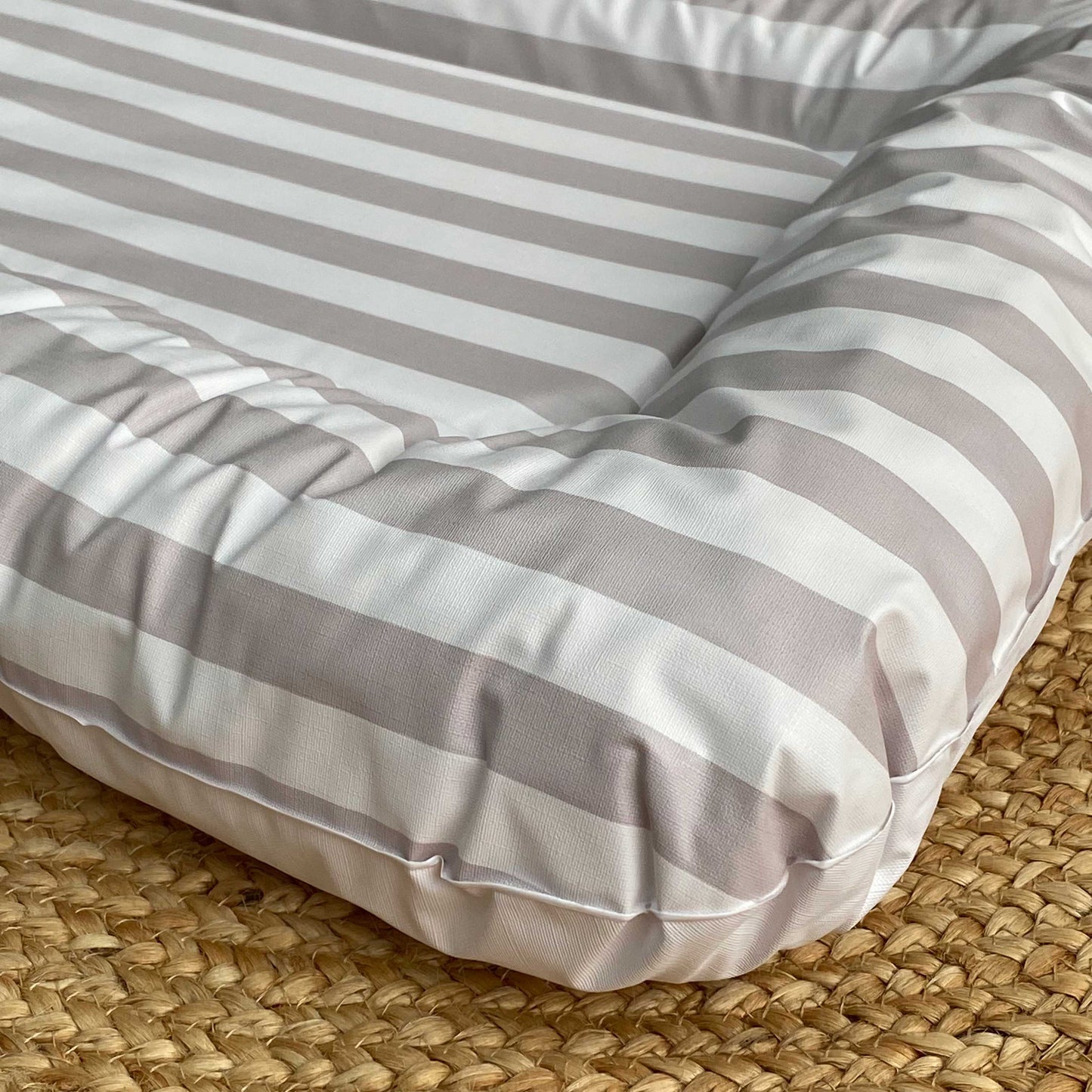 Nest Changing Mat - Candy Stripe Greige MAMA SHACK