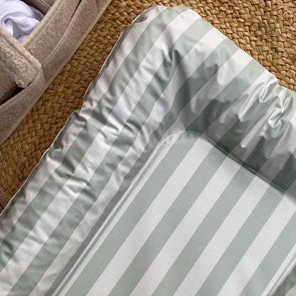 Nest Changing Mat - Candy Stripe Sage - mama shack