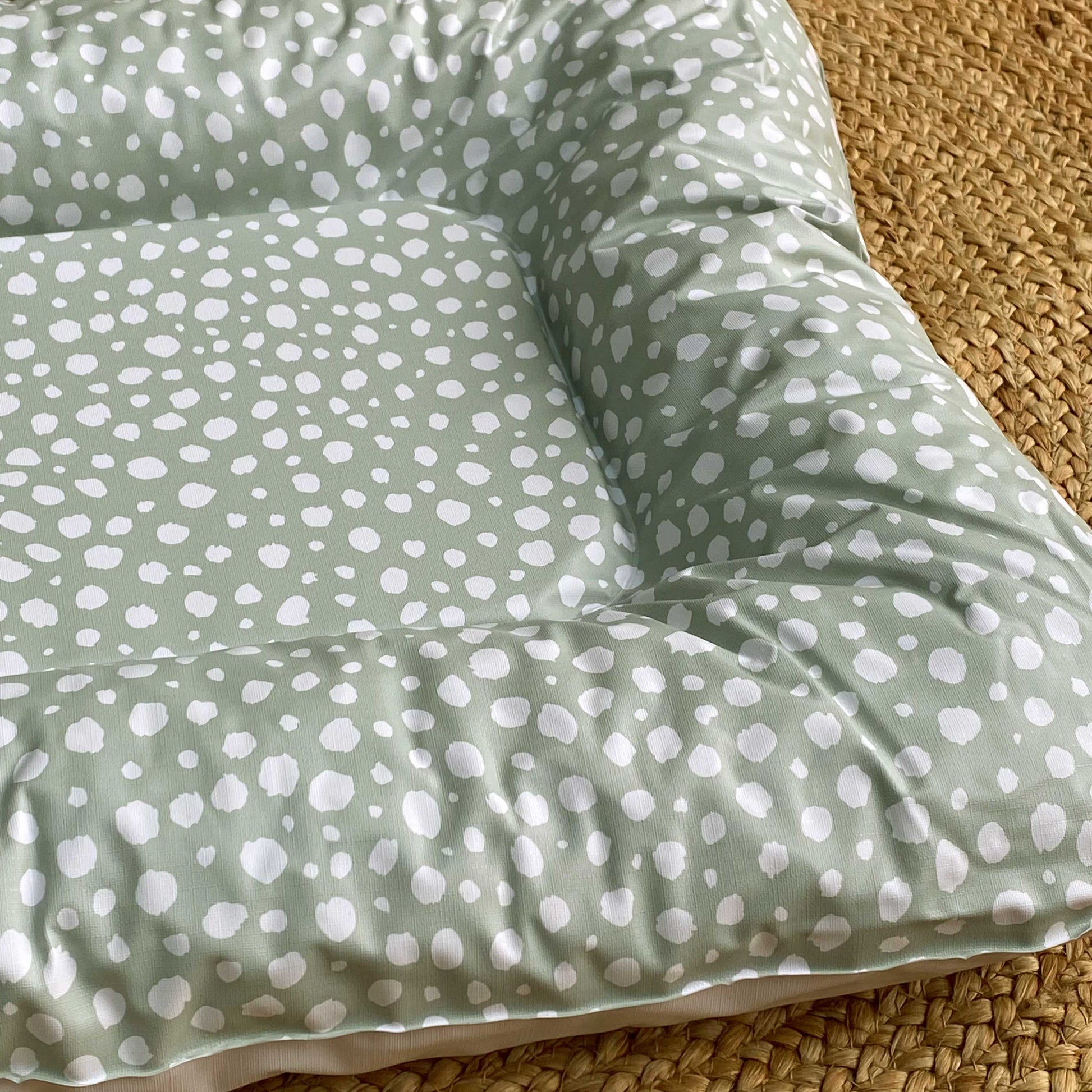 Nest Changing Mat - Sage Spotty - mama shack