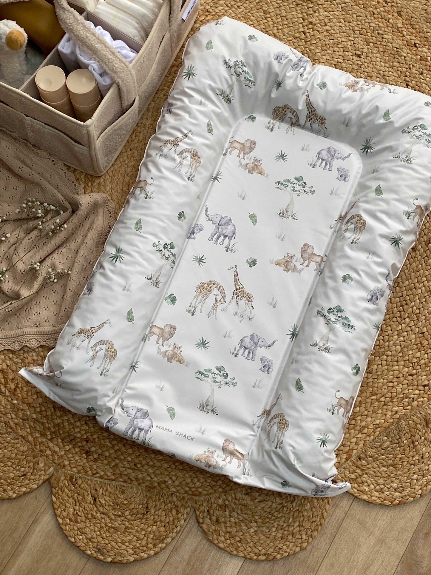 Nest Changing Mat - Sweet Safari - mama shack