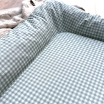 Nest Changing Mat - Sage Green Gingham