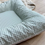 Nest Changing Mat - Sage Green Gingham