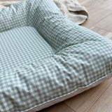 Nest Changing Mat - Sage Green Gingham