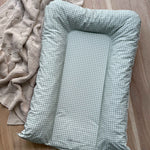 Nest Changing Mat - Sage Green Gingham