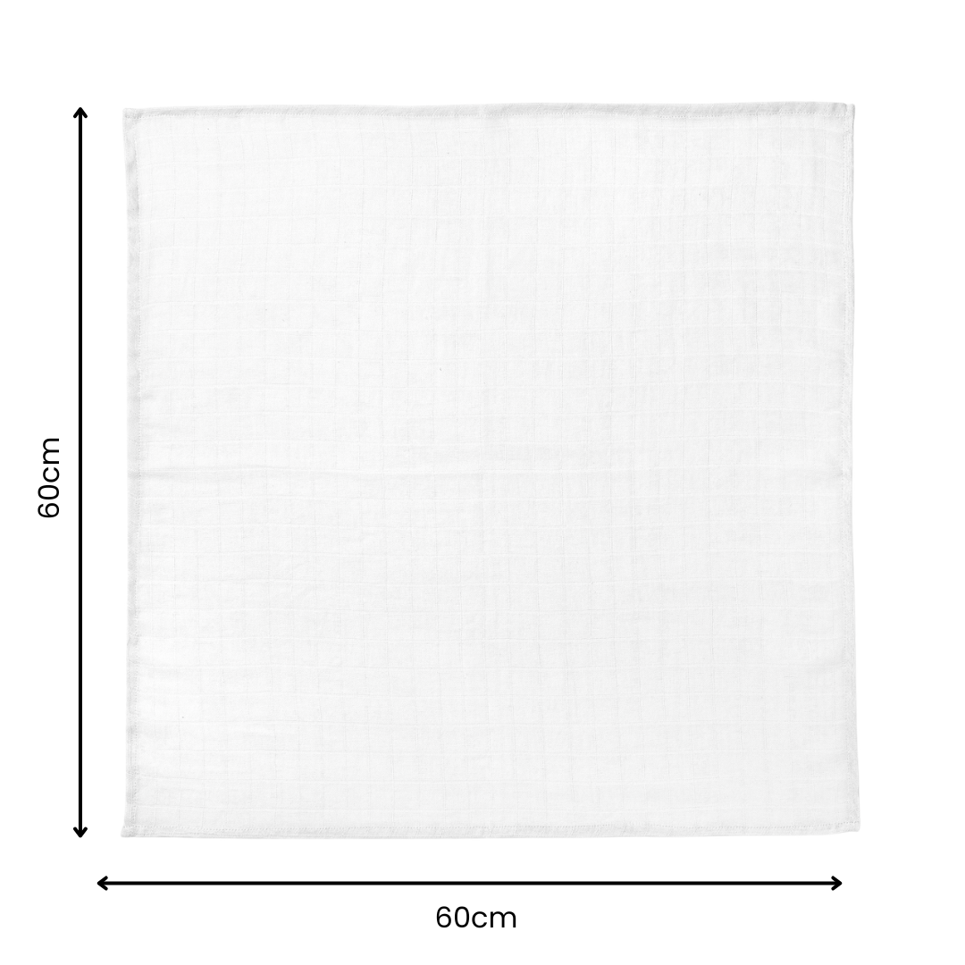 size of a mama shack muslin cloth