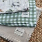 Muslin Squares - Set of 3 - Sweet Safari