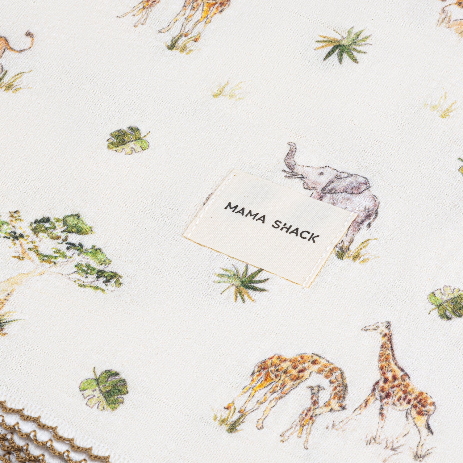 Muslin Swaddle Blanket - Sweet Safari