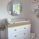 goose changing mat by mama shack in a neutral nursery