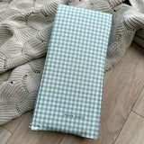 Foldable Travel Changing Mat - Sage Green Gingham