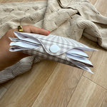 Foldable Travel Changing Mat - Greige Gingham