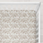 Cotton Muslin Fitted Cot Bed Sheet 140 x 70cm - Vintage Floral