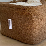 Nappy Caddy - Teddy Fleece - Walnut