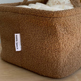 Nappy Caddy - Teddy Fleece - Walnut