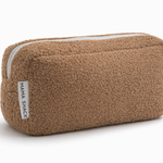 Teddy Fleece Changing Bag - Walnut