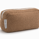 Teddy Fleece Changing Bag - Walnut