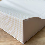 Anti Roll Wedge Changing Mat - Butter Yellow Gingham