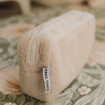 Teddy Fleece Changing Bag- Large - Ivory