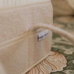 Nappy Caddy with pockets - Teddy Fleece - Ivory