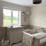 Cotton Muslin Fitted Cot Bed Sheet 140 x 70cm - Vintage Floral