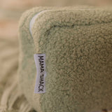 Teddy Fleece Changing Bag- Large - Sage