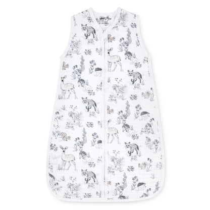 Muslin Baby Sleeping Bag - Woodland