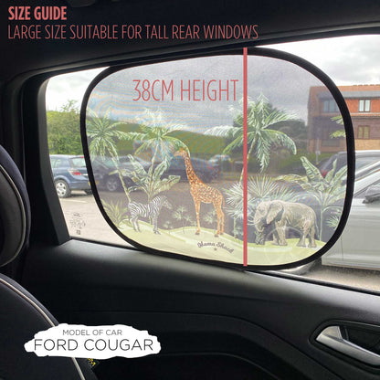 Car Sun Shades  - Safari - Large