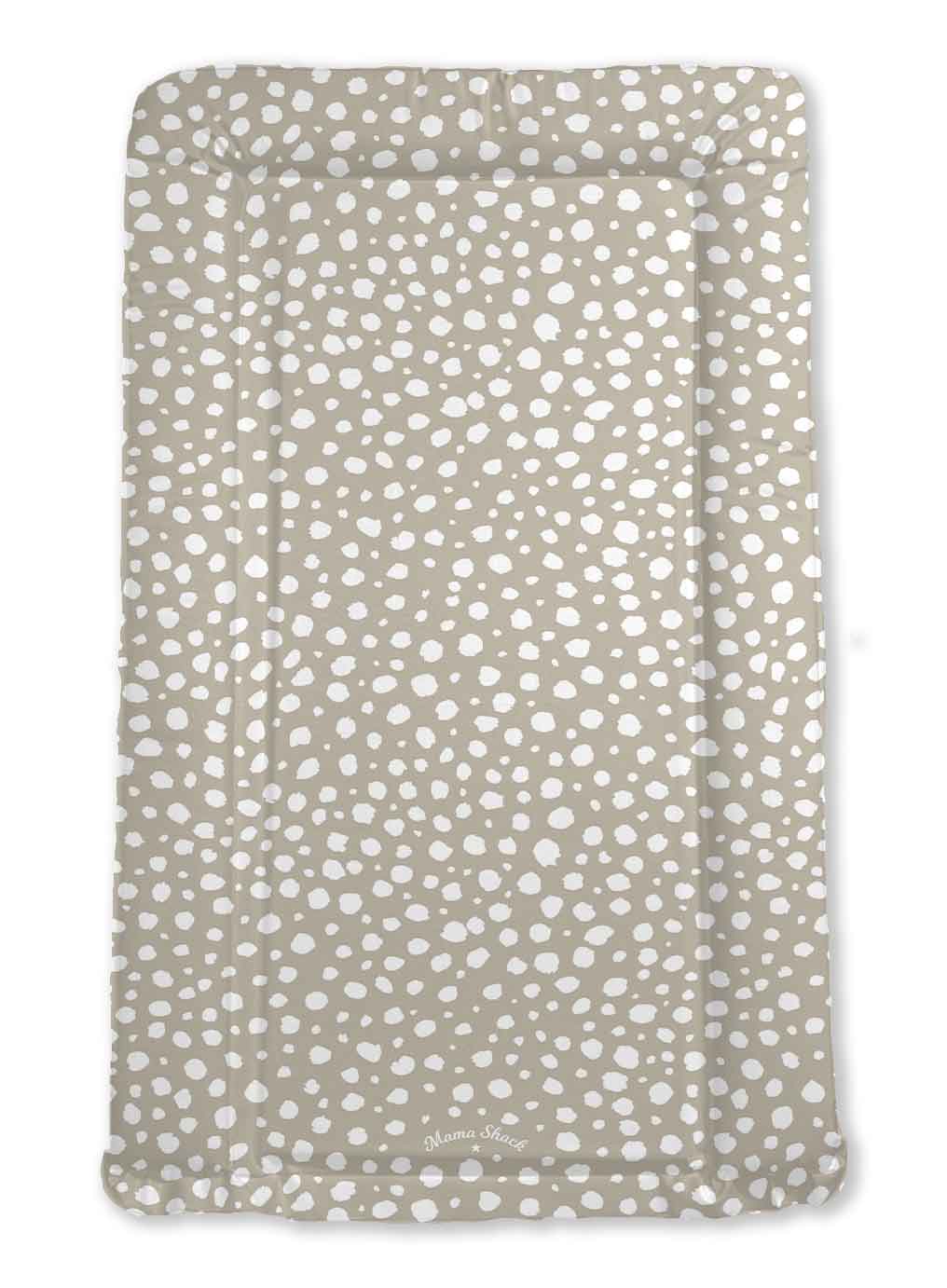 Changing Mat Taupe Spotty