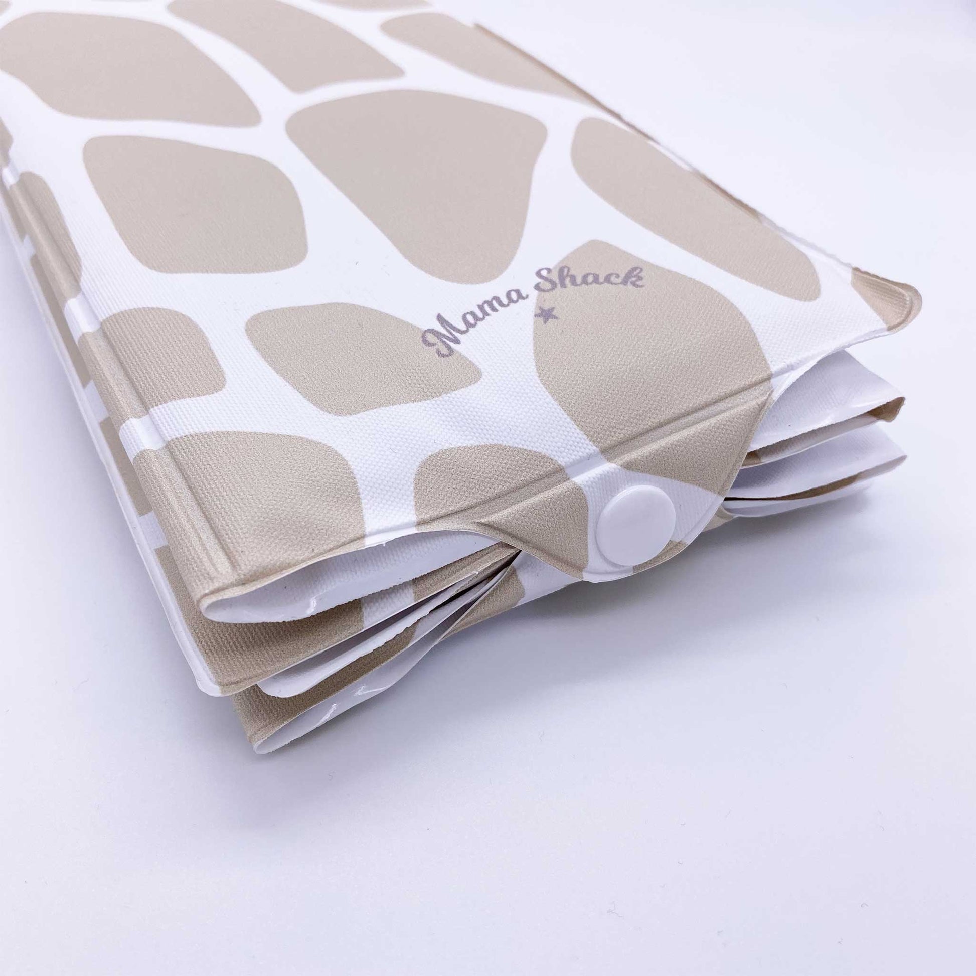 Foldable Travel Changing Mat - Giraffe Print