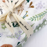 Organic Muslin Squares - Set of 3 - Woodland