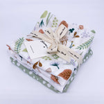 Organic Muslin Squares - Set of 3 - Woodland