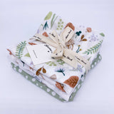 Organic Muslin Squares - Set of 3 - Woodland