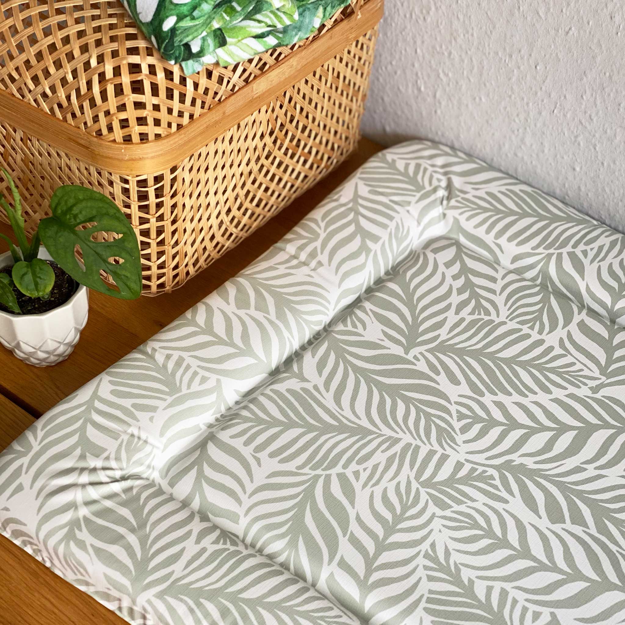 Changing Mat - Linear Leaf - Sage Green