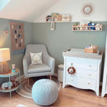 Anti Roll Changing Mat Sage Spotty