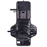 Travel Changing Bag Clutch - Black Spotty