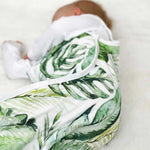 Muslin Baby Sleeping Bag - Banana Leaf