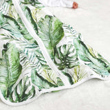 Muslin Baby Sleeping Bag - Banana Leaf
