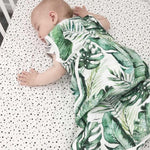 Muslin Baby Sleeping Bag - Banana Leaf