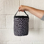 Insulated Baby Bottle and Lunch Bag - Black Spotty
