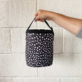 Insulated Baby Bottle and Lunch Bag - Black Spotty