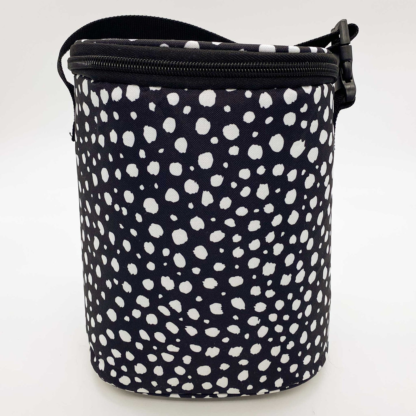 Insulated Baby Bottle and Lunch Bag - Black Spotty